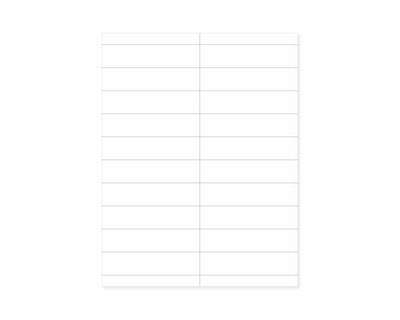 PDC Chart Labels Laser Portrait, Premium 4 1/4x1 White - 20 Labels per Sheet, 4 Pks of 250 Sheets per Case | LSAXB14