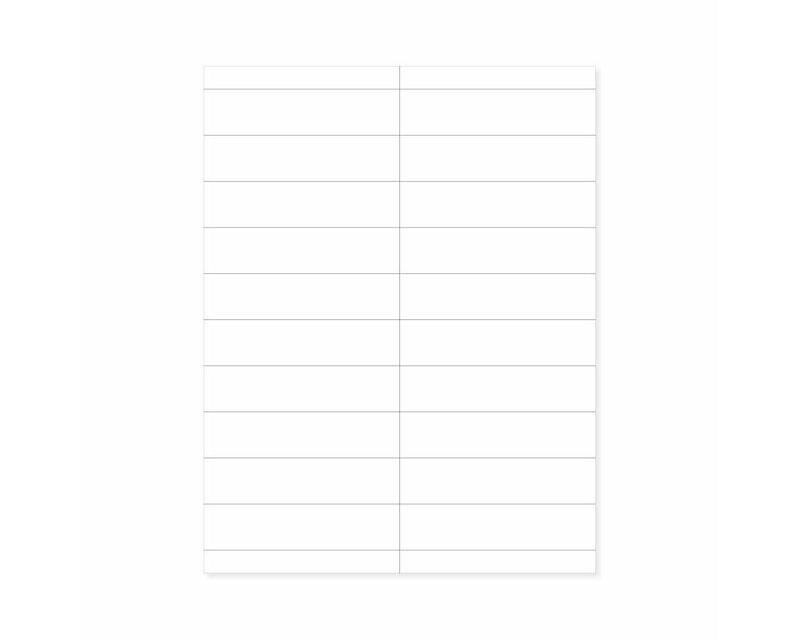 PDC Chart Labels Laser Portrait, Premium 4 1/4x1 White - 20 Labels per Sheet, 4 Pks of 250 Sheets per Case | LSAXB14