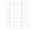 PDC Chart Labels Laser Portrait with Holes 2x1 White - 30 Labels per Sheet, 4 Pks of 250 Sheets per Case | LSB15