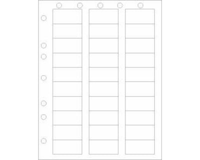 PDC Chart Labels Laser Portrait with Holes 2x1 White - 30 Labels per Sheet, 4 Pks of 250 Sheets per Case | LSB15
