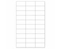 PDC Chart Labels Laser Portrait 2 27/32" x 1 1/12" White - 30 Labels per Sheet, 4 Pks of 250 Sheets per Case | LSL130