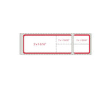 PDC Label Misys/Sunquest Direct Thermal Paper Permanent 1 1/2" Core 4 1/8"x1 3/16" Red 1200 per Roll, 8 Rolls per Case | LSQRBP15