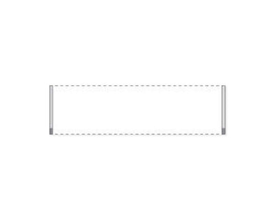 PDC Label Thermal Transfer Paper Permanent 1" Core 3-1/2" X 1" White 2000 per Roll | LTTP02