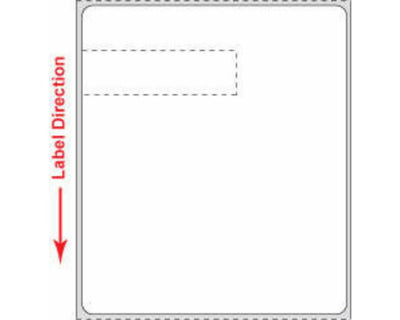 PDC Label VA Direct Thermal Paper Permanent 3" Core 3" x 3-1/2" White 1700 per Roll | LVA45