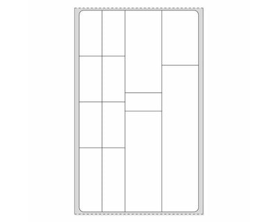 PDC Label VA Direct Thermal Paper Permanent 3" Core 3-1/4" x 5-1/2" White 1000 per Roll, 4 Rolls per Case | LVA56