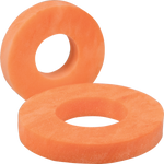 DEROYAL ROUND HEAD POSITIONERS COMPRESSED WITHOUT CENTER (DIMENSIONS - 7” OD x 3” ID x 2½”) (PACKAGING - 12/CASE)