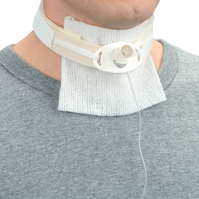 DEROYAL TRACH TUBE HOLDER (SIZE - BERIATRIC) (FASTENER - NARROW) (NECK CIRCUMFERENCE - up to 30”)