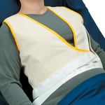 DEROYAL CRISS-CROSS VEST (PACKAGING - EACH) (STYLE - White Poly)