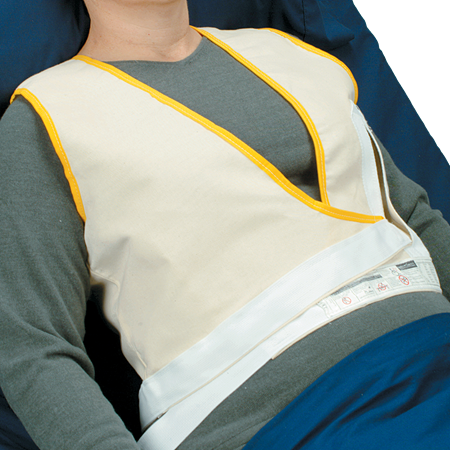 DEROYAL CRISS-CROSS VEST (PACKAGING - EACH) (STYLE - White Poly)