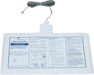 DEROYAL CHAIR SENSOR PADS (PACKAGING - CASE OF 25) (SIZE - 10” W x 15” L)