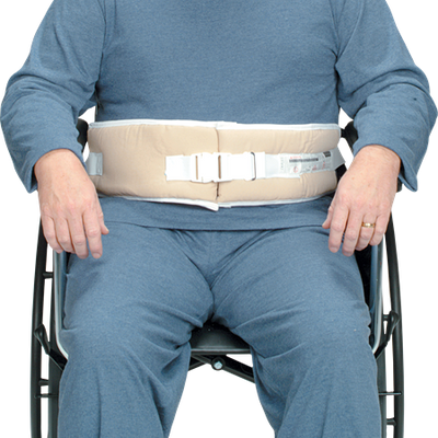 DEROYAL SELF-RELEASING WHEELCHAIR BELT FOAM (PACKAGING - EACH) (SIZE - UNIVERSAL) (DIMENSIONS - 24” L x 5” W)