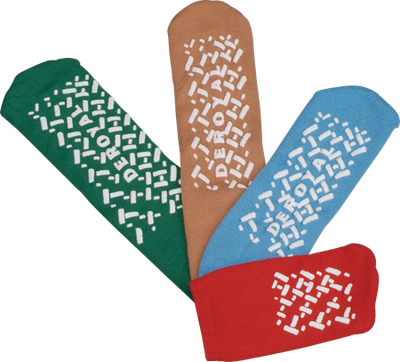 DEROYAL SINGLE-SIDED SLIPPERS (PACKAGING - CASE) (COLOR - TAN) (SIZE - BARIATRIC) (MALE FEMALE SHOE SIZE - PLUSE SIZE)