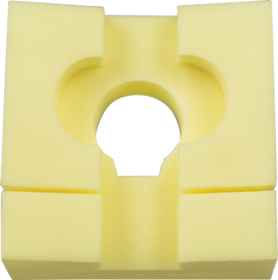 DEROYAL SLOTTED HEAD POSITIONER COMPRESSED (DIMENSIONS - 9” x 8” x 4”) (PACKAGING - 12/CASE)