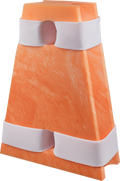 DEROYAL CONCAVE HIP ABDUCTION POSITIONER NON-COMPRESSED (PACKAGING - CASE OF 2)