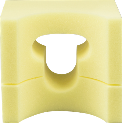 DEROYAL TALL HEAD CRADLES WITH “T” CUTOUT WITH IV Slit COMPRESSED (DIMENSIONS - 9” x 8” x 5¾”) (PACKAGING - 36/CASE)