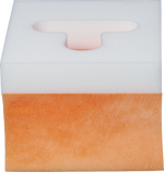 DEROYAL SOFT HEAD POSITIONER WITH TRACH HOLE (DIMENSIONS - 10¾” x 9½” x 7”) (PACKAGING - CASE)