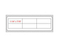 PDC Label Direct Thermal Paper Permanent 1" Core 4"x1 1/4" White 1000 per Roll | MD5000