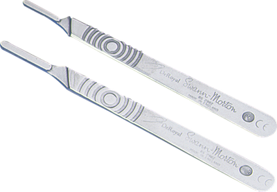 DEROYAL SWANN-MORTON® SCALPEL HANDLES (PACKAGING - CASE OF 40)