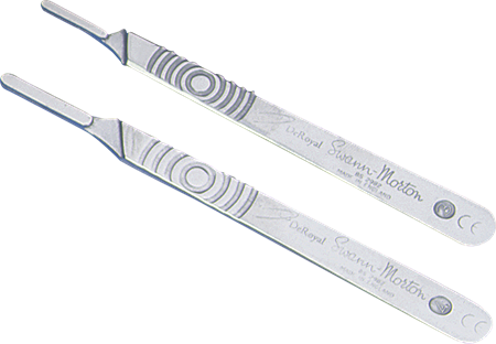 DEROYAL SWANN-MORTON® SCALPEL HANDLES (PACKAGING - CASE OF 40)