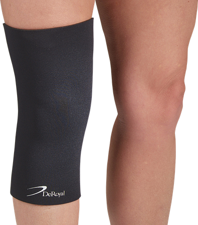 DEROYAL CLOSED PATELLA KNEE SUPPORT WITHOUT PAD (PACKAGING - EACH)