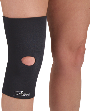 DEROYAL OPEN PATELLA KNEE SUPPORT (PACKAGING - EACH)