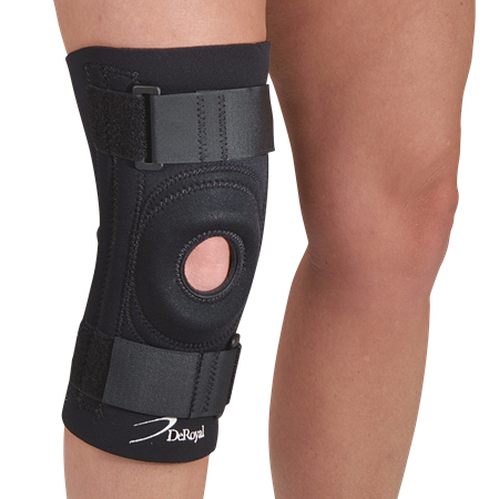 DEROYAL DELUXE KNEE SUPPORT WITH TRIMMABLE BUTTRESS (PACKAGING - EACH)