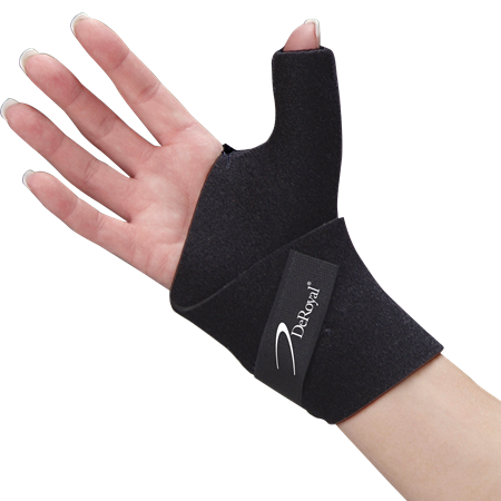 DEROYAL UNIVERSAL AMBIDEXTROUS WRISTLET WITH ABDUCTED THUMB (PACKAGING - EACH) (SIZE - UNIVERSAL)