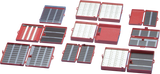 DEROYAL DELUXE NEEDLE COUNTERS MAGNET (PACKAGING - 50 PACKS PER BOX / 2 BOXS PER CASE)