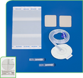 DEROYAL DOME NPWT WHITE / BLACK FOAM KITS (PACKAGING - CASE OF 10)