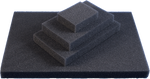 DEROYAL DOME NPWT WHITE / BLACK FOAM KITS (PACKAGING - CASE OF 10)