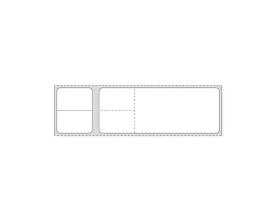 PDC Label Misys/Sunquest Direct Thermal Paper Permanent 3" Core 4 1/8"x1 3/16" White 4300 per Roll, 2 Rolls per Case | NPT1552