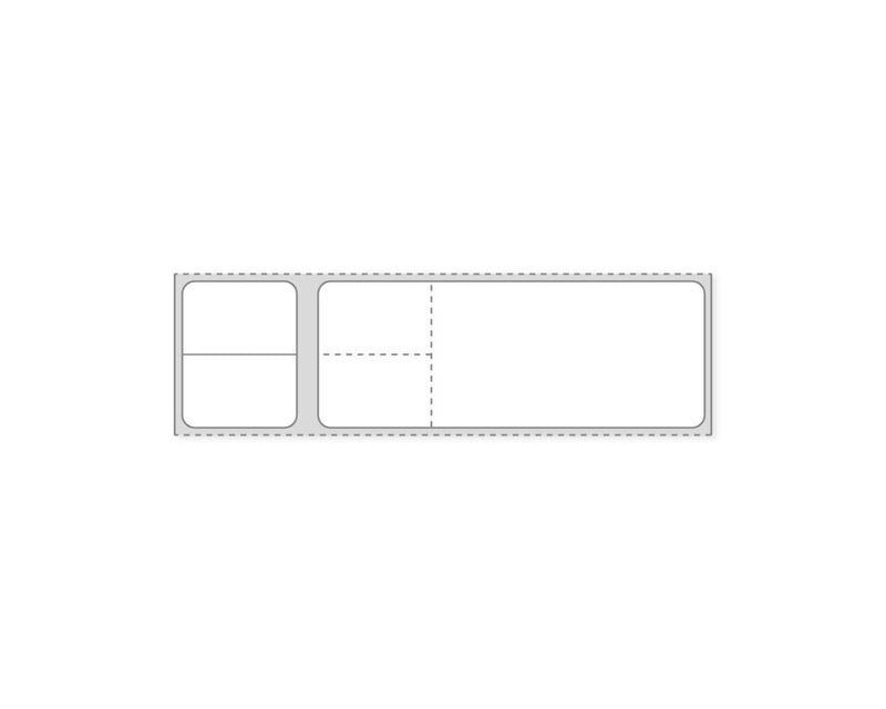 PDC Label Misys/Sunquest Direct Thermal Paper Permanent 3" Core 4 1/8"x1 3/16" White 4300 per Roll, 2 Rolls per Case | NPT1552