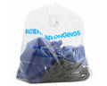 Patient Belongings Bag Drawstring Clear Plastic 20" x 20" x 4", 250 per Case | PBD08