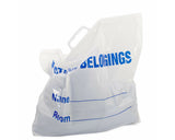 Patient Belongings Bag Rigid Handle White Plastic 18 1/2" X 20" X 3 1/2", 250 per Case | PBR02