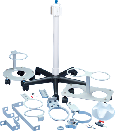Deroyal Suction Accessories Hardware Guide Bracket, Metal Ring - Narrow, 1500/2500cc (Packaging - Each)