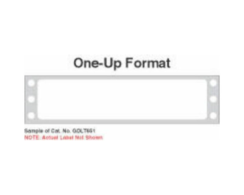 PDC Label Meditech Dot Matrix Paper Permanent 3"x1 3/8" White 10000 per Case | PMITPH1