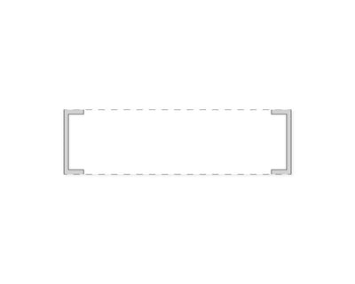 PDC Label Pharmakon Thermal Transfer Paper Permanent 3" Core 3-1/2" X 1" White 2500 per Roll, 2 Rolls per Case | PPMS61