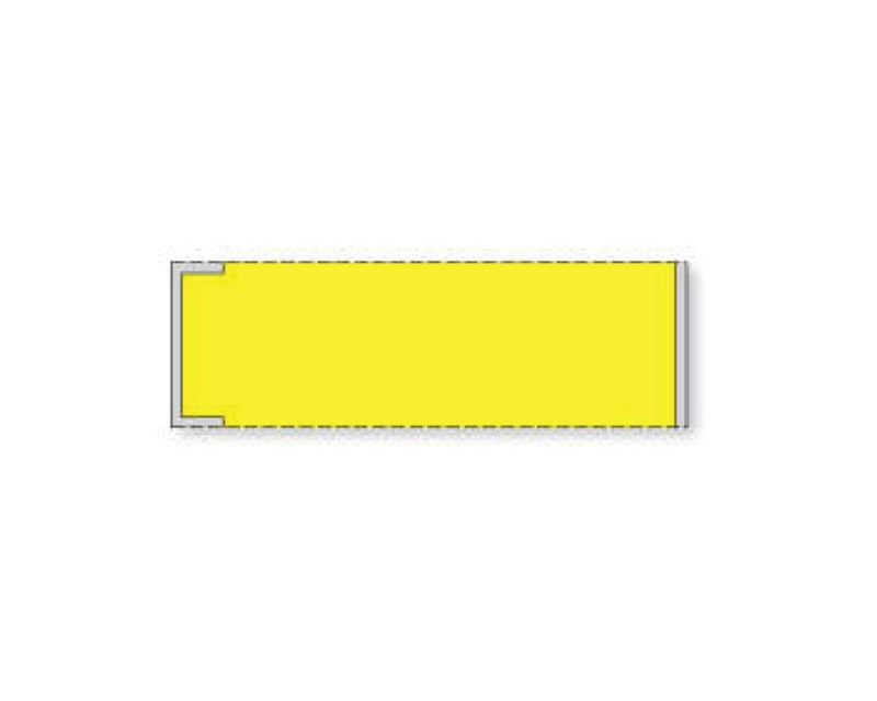 PDC Label Cerner Direct Thermal Paper Permanent 3" Core 3x1" Yellow 5000 per Roll, 2 Rolls per Case | PPMSY35