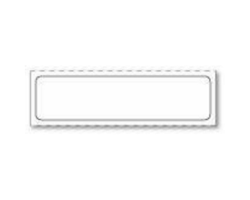 PDC Label Paper Removable Flexo Printable, 1" Core, 2" x 1/2", White, 1000 per Roll | PREF52