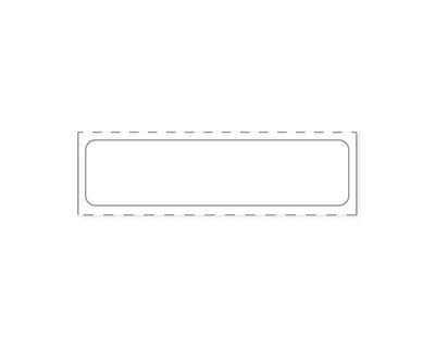PDC Label Paper Removable Litho Printable, 1" Core, 2" x 1/2", White, 1000 per Roll | PREL52