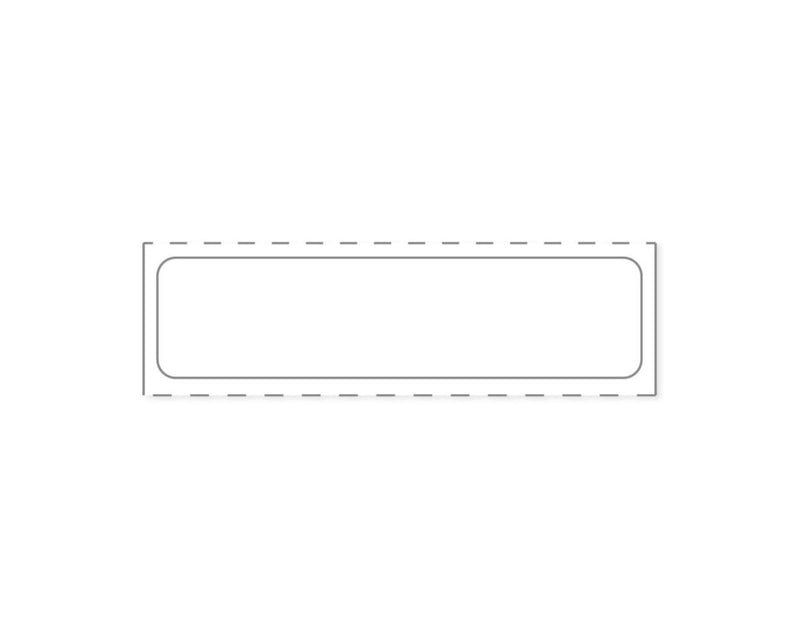 PDC Label Paper Removable Litho Printable, 1" Core, 2" x 1/2", White, 1000 per Roll | PREL52