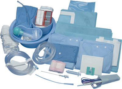 DEROYAL LAPAROSCOPIC GYN (PACKAGING - CASE OF 4)