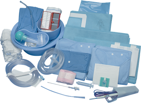 DEROYAL LAPAROSCOPIC GYN (PACKAGING - CASE OF 4)