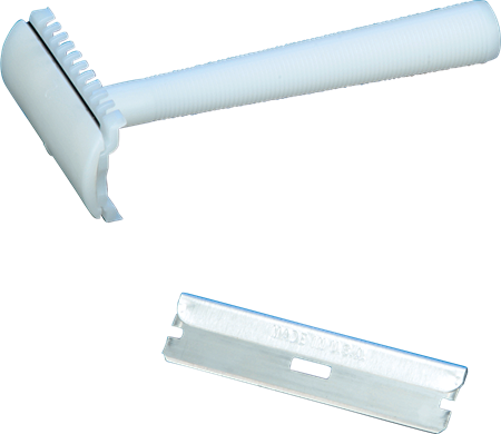 DEROYAL RAZORS AND BLADES (PACKAGING - CASE)