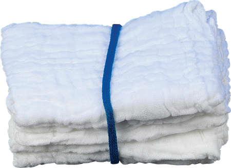 DEROYAL LAP SPONGES (PACKAGING - CASE) (QUANTITY - 5/Pk, 40 Pks/Case)