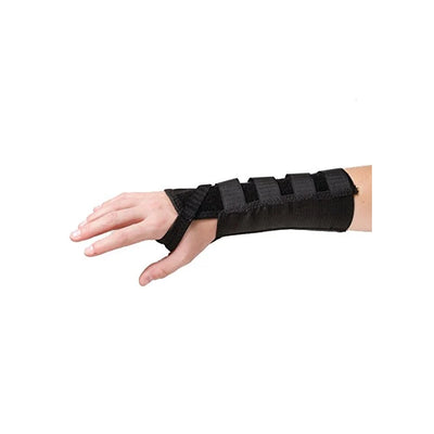 Rolyan AlignRite Wrist Support without Wrap-Around Wrist Strap - Black