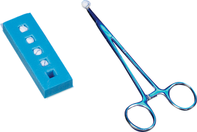 DEROYAL ROSEBUD DISSECTOR ¼” in Foam Holder (PACKAGING - 5/PACK, 40 PACKS PER  CASE)