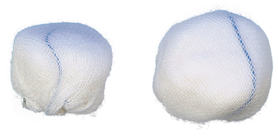 DEROYAL ROUND STICK SPONGES (PACKAGING - 10/PACK, 50 PACKS PER CASE)