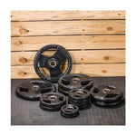 Lifeline Olympic Rubber Grip Plate Set