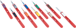 DEROYAL DISPOSABLE SAFETY SCALPELS WITH RETRACTABLE BLADES (PACKAGING - CASE OF 50)